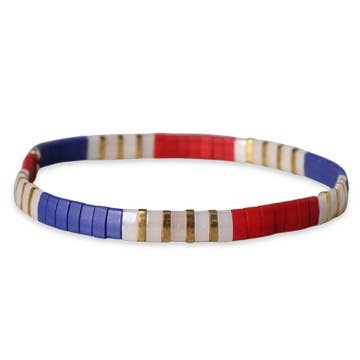 Myliu New York - Wholesale Beaded Bracelet - Masie Tila Beaded Bracelet Stack2