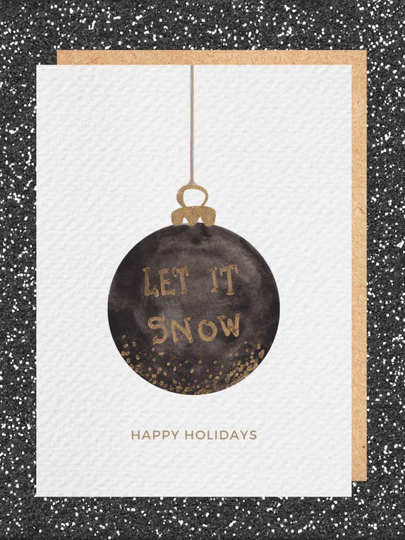 Cartão de Natal “Boas Festas” Let It Snow - Incl. Envelope por atacado de Paper Kuts
