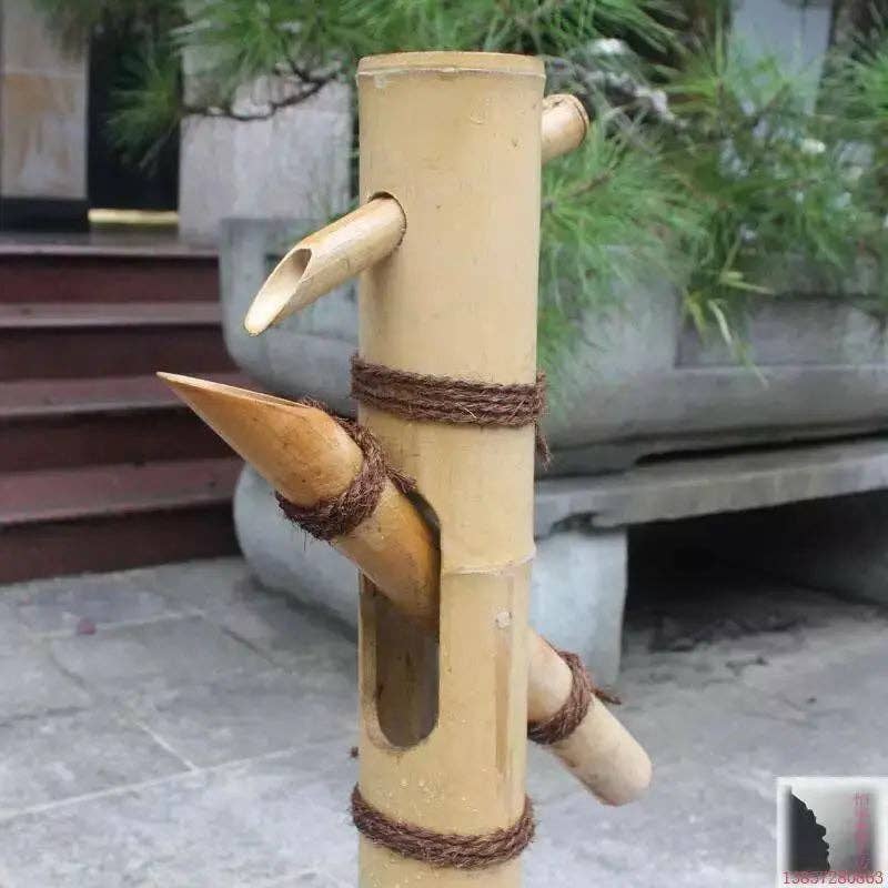 everythingbamboo - Wholesale Outdoor Ornament/Decor - Bamboo Water Feature Water Fountain 100% Handmade Garden Water Flowing Feature BWF027