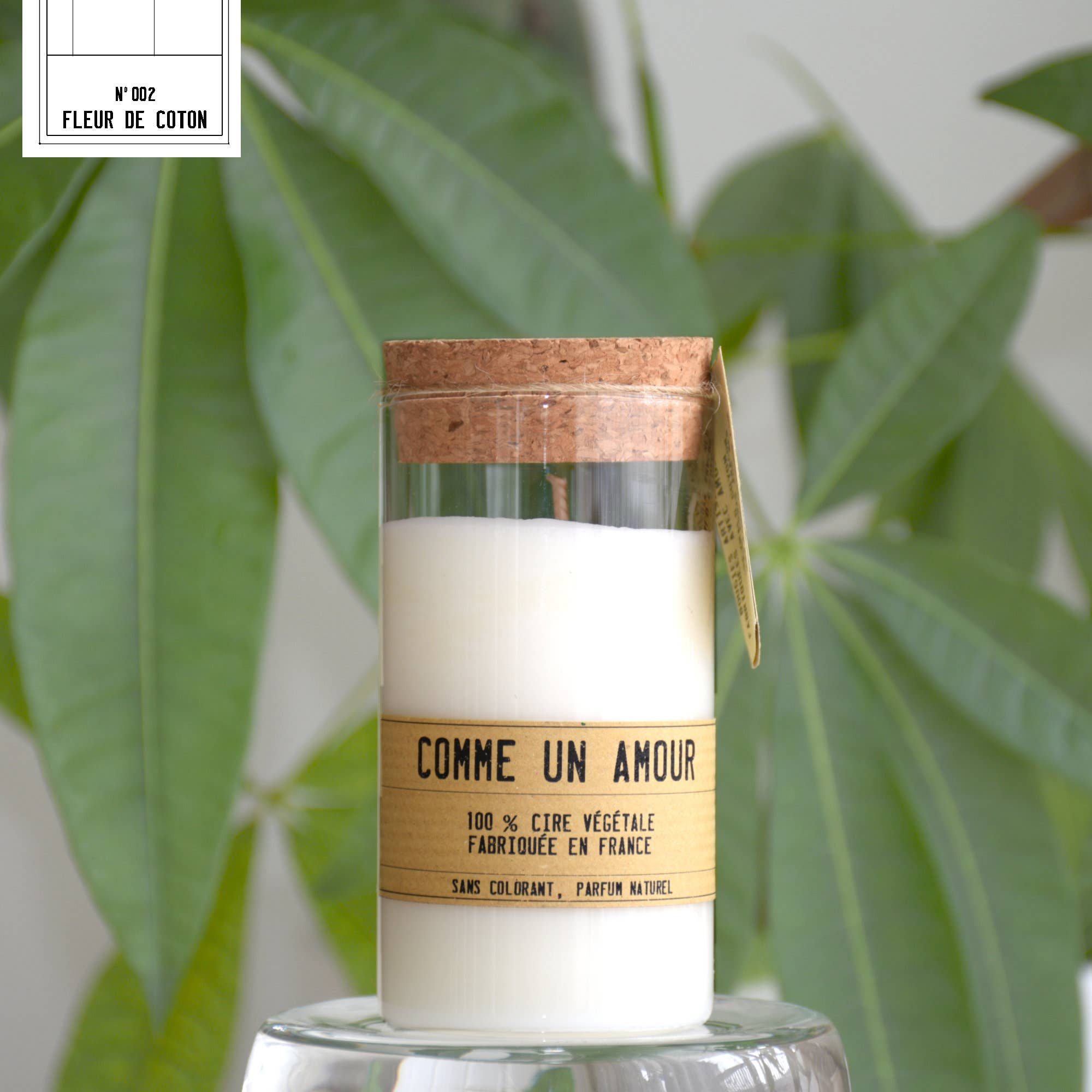 Comme Un Amour - Wholesale Jar/Filled Candle - Cotton Flower Scented Eco Responsible Candle1