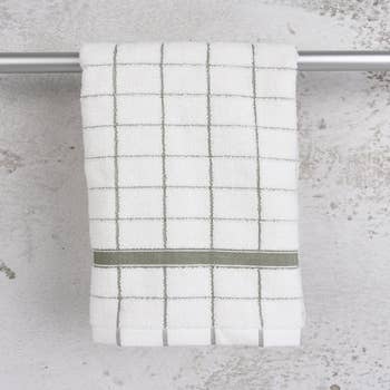 The Everplush Company Recycled Honeycomb Dish Towel for Kitchen, White
