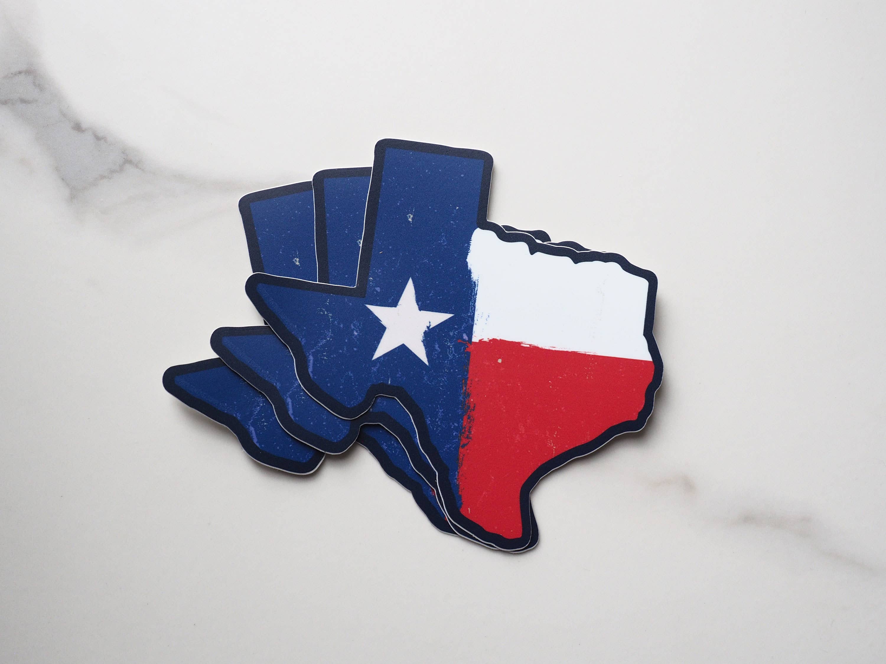 Sentinel Supply - Wholesale Sticker - Classic Texas Flag Sticker, TX Bumper Stickers6