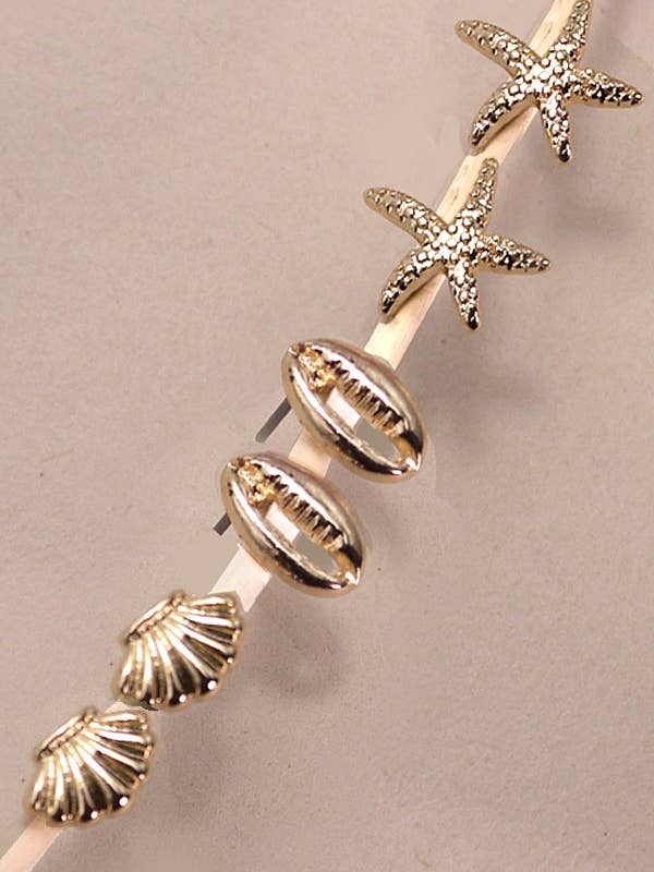 TRIO STUD SEASHELL EARIINGS | 80E3458 for wholesale by JOSSLYN by wall to wall
