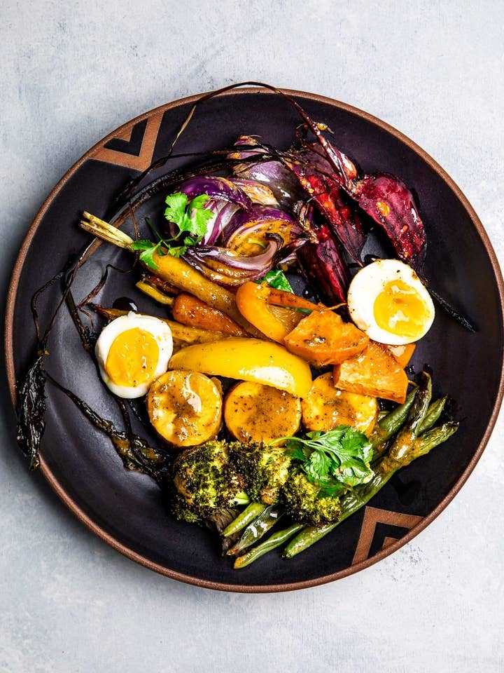 Légumes Jerk aux oeufs de 7 minutes pour la vente par Occo
