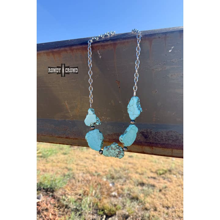 Rowdy Crowd Clothing - Wholesale Pendant/charm necklace - Stone Trail Necklace2