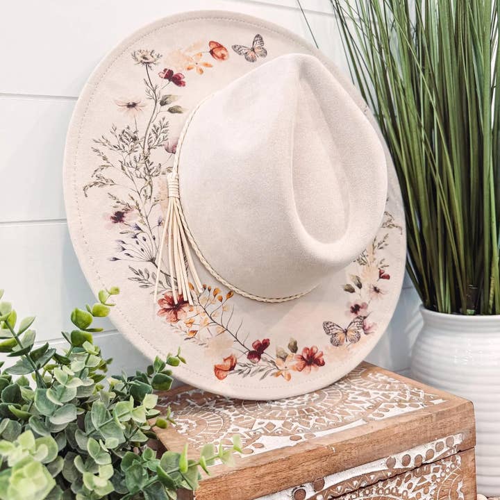 Willie & Dolly Designs - Wholesale Fedora – Women’s - Floral Print Hat3