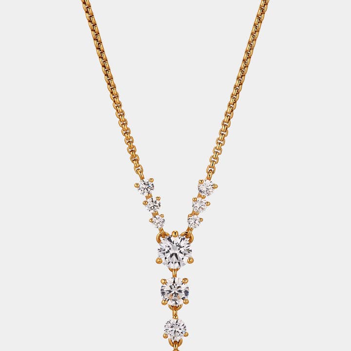 NADRI - Vente Colliers à pendentif - COLLIER HALLE CZ SHORT Y