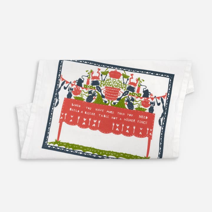 Torchon de table pour la vente par Annie Howe Papercuts