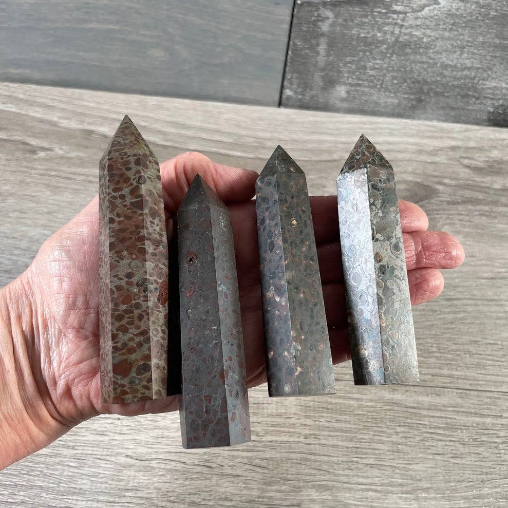 Keystone Crystals - Wholesale Spiritual Stone/Crystal - Gemstone Obelisks – 4 to 5 oz Bulk Crystal Towers for Retail10