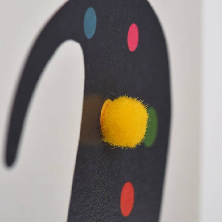 Claire Giles Ltd - Vendita all'ingrosso Biglietti di auguri - Biglietto di auguri, 12 anni, blu, buon compleanno 12, impreziosito da pompon2