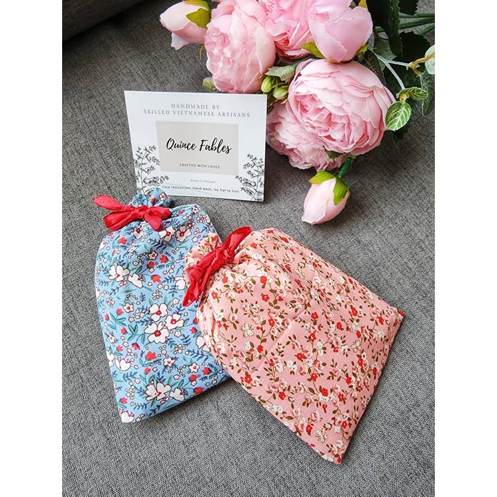 Quince Fables – Großhandel Taschenspiegel – Florales besticktes Kompaktspiegel, Kollektion Sophia ✅8