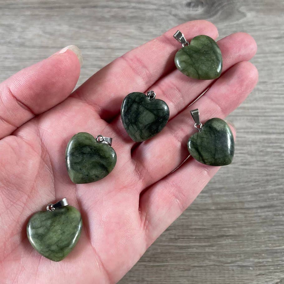 Keystone Crystals - Wholesale Individuele bedel/hanger - 20mm Edelsteen Hart Hangers – Groothandel Sieraden19