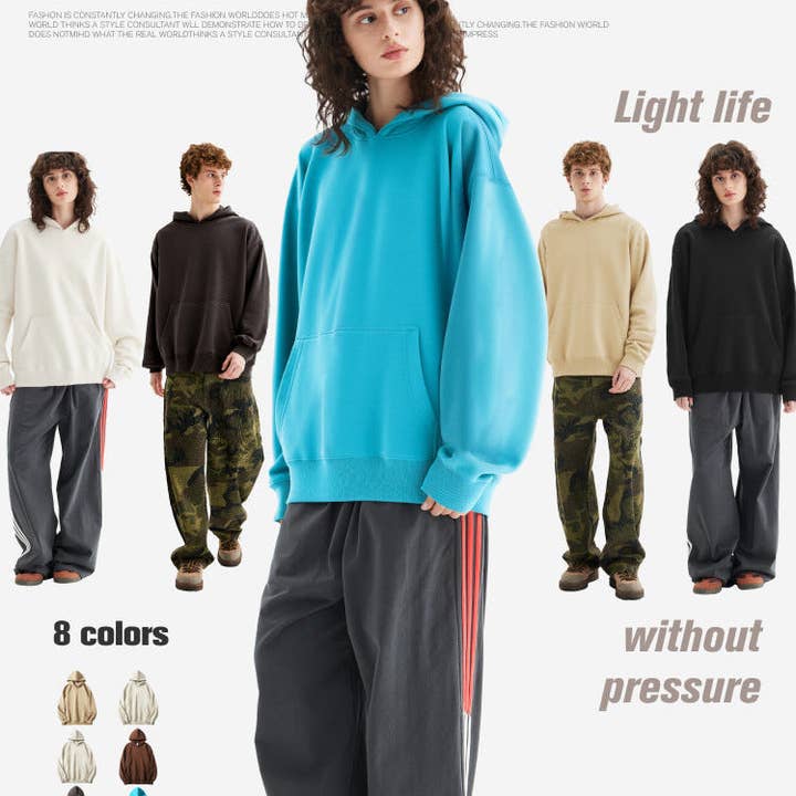 Unisex 520g Hooded Sweatshirt Relaxed Fit Casual Hoodie for wholesale by SALINA TRADING INC