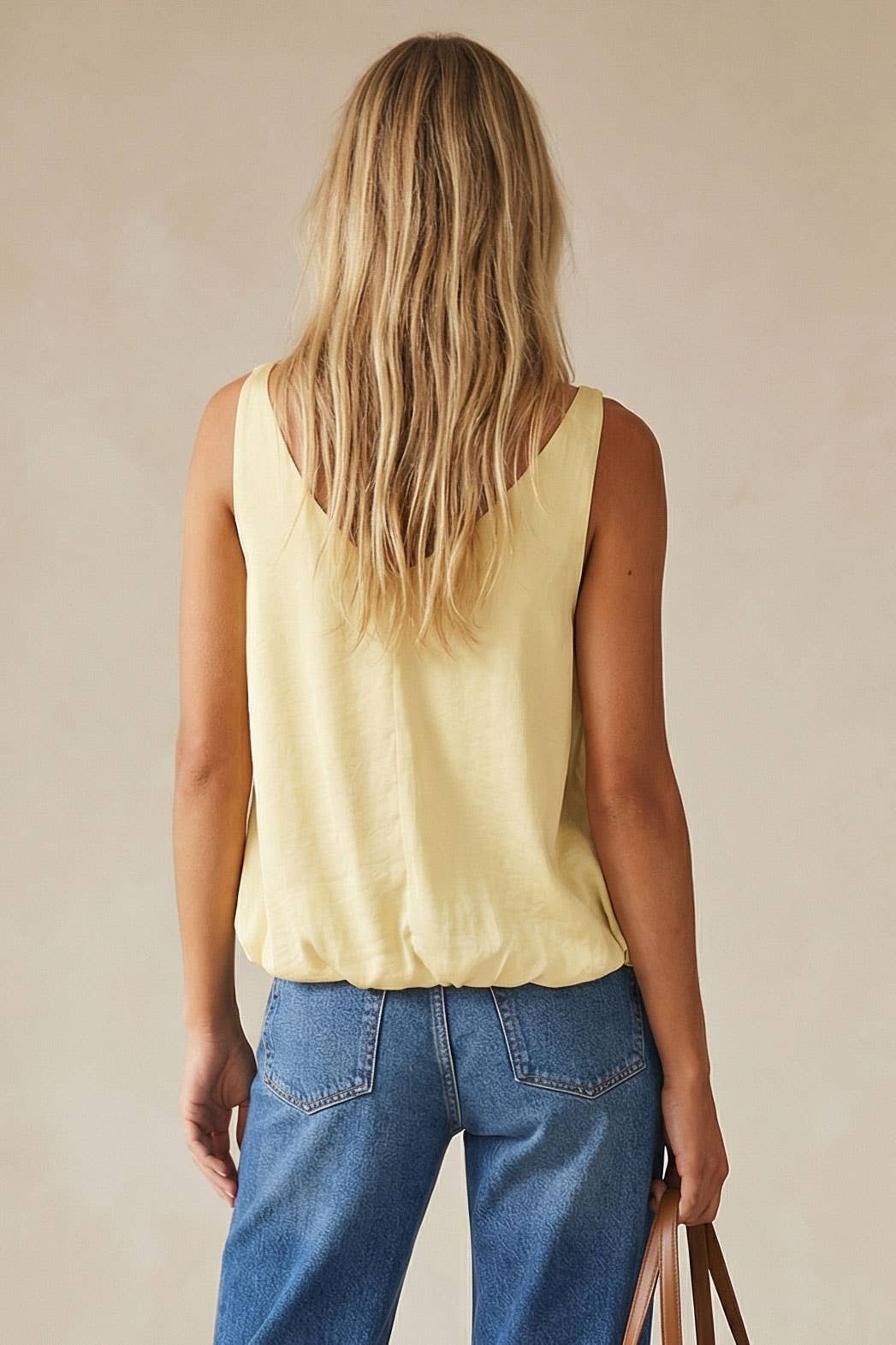 Naked Zebra - Wholesale Tank Top - Women's - Billowy Strap Accent Tank Top2