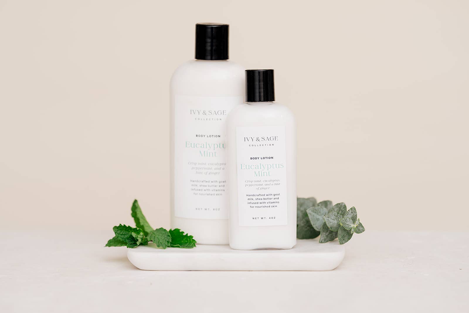 Ivy & Sage Collection - Wholesale Body Cream/Lotion - Body Lotion – Eucalyptus Mint, Hydrating & Clean