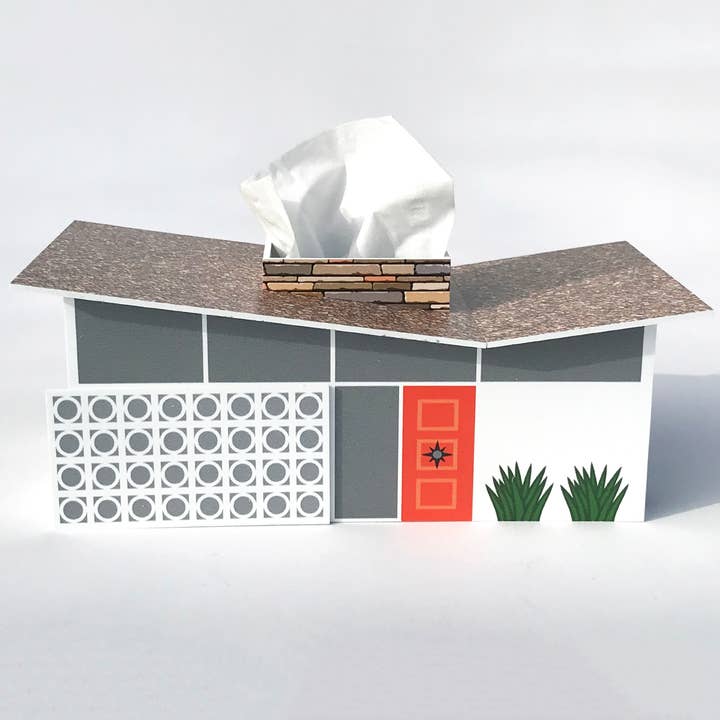 Destination PSP - Wholesale Tissue Box - Midcentury Tissue Box Cover - Butterfly House