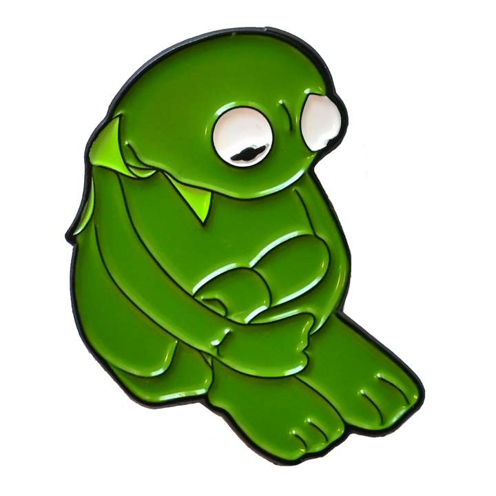 Sammy Gorin LLC - Wholesale Lapel Pin/Button - Sad Kerm Meme Soft Enamel Pin