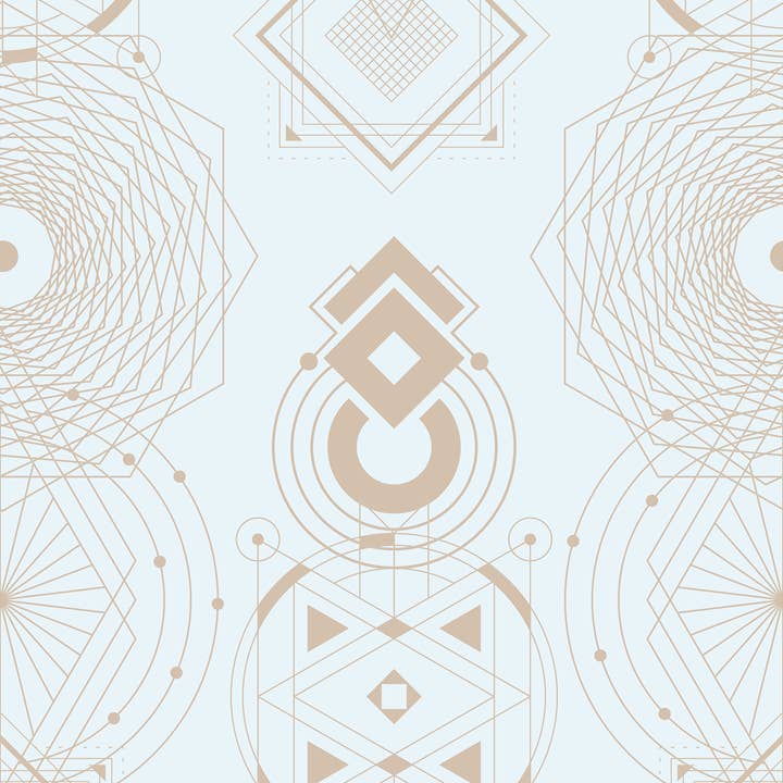 Geometría Sagrada - Fondo de Pantalla Creer para venta al por mayor de Detroit Wallpaper Co.