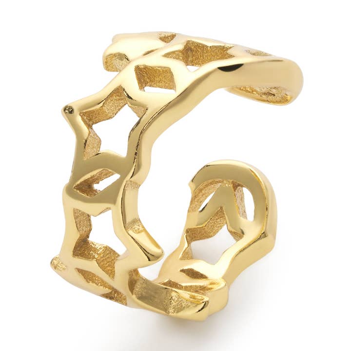 Star Ear Cuff - No Piercing Necessary for wholesale by Elk & Bloom