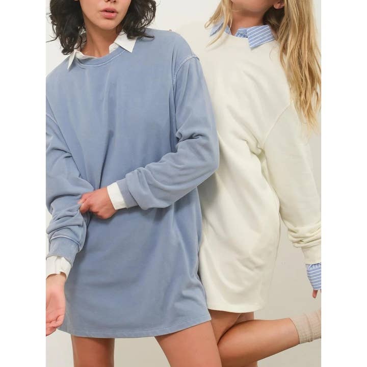 OVERSIZED MINI SWEATSHIRT DRESS for wholesale by Apolline