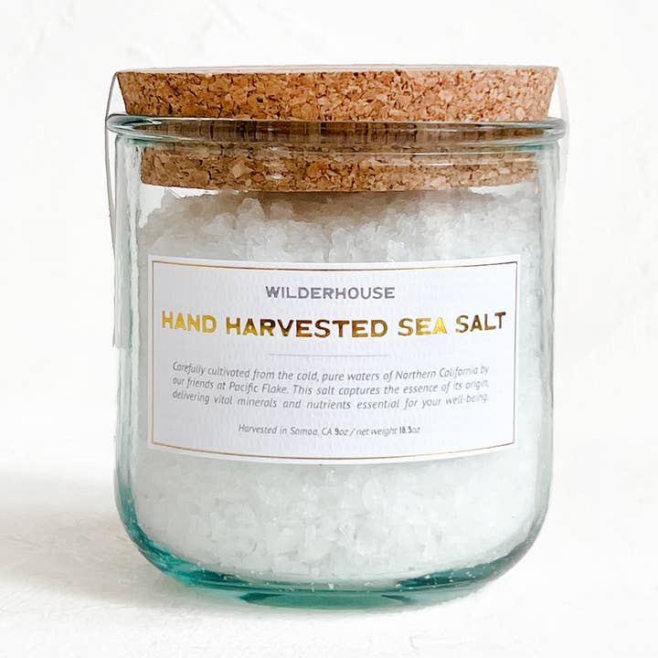 Hand Harvested Sea Salt for wholesale by WILDERHOUSE