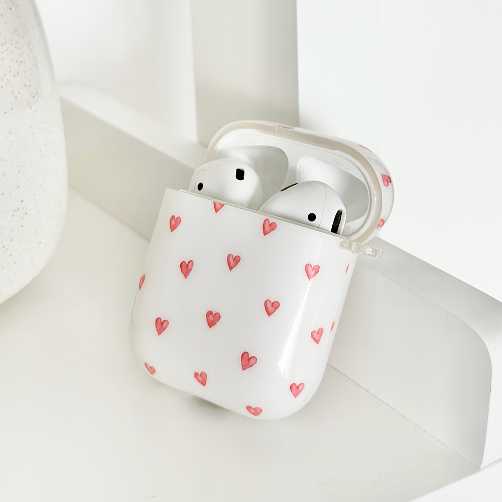 Coconut Lane - Wholesale Airpod/Earbud Case - Men's - Airpods Case - Mini Hearts1