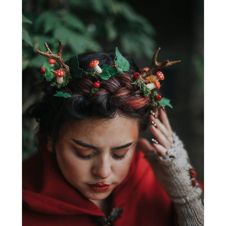 Costurero Real - Wholesale Hair Pin - Halloween Mushroom hair pins amanita fall cottagecore