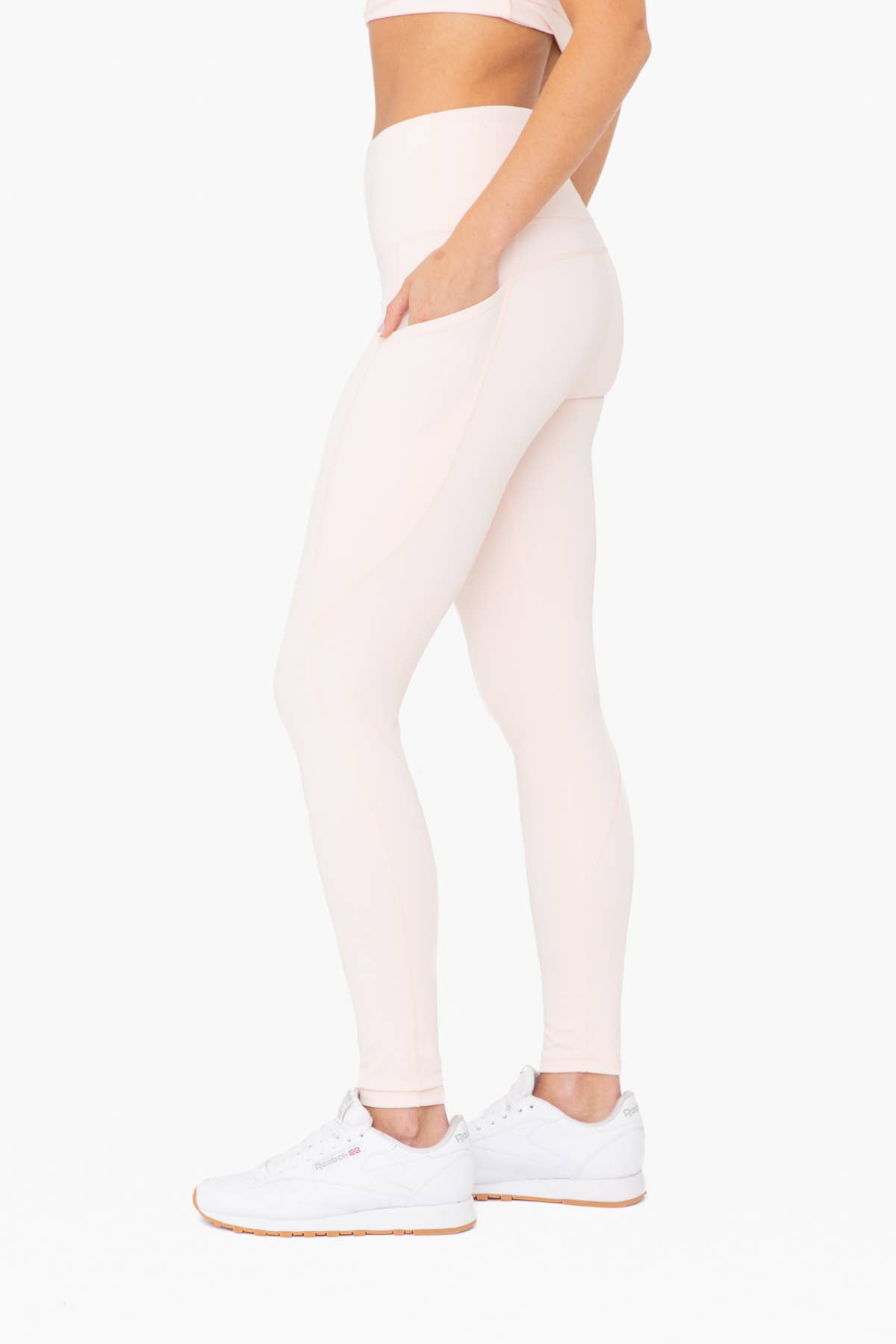 Mono B - Vente Legging de sport/d'intérieur – femme - Jambières essentielles à taille haute9
