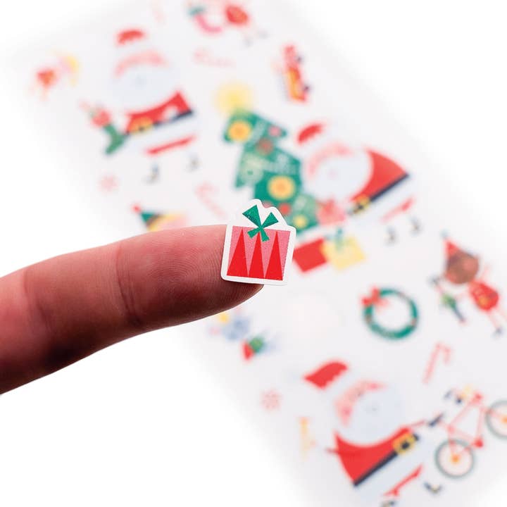 Paper House Productions - Wholesale Sticker - Scratch and Sniff Stickers - Candy Cane Santas1