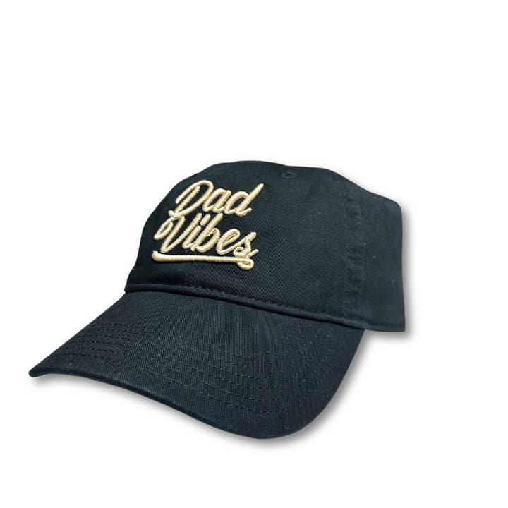 Dadbod Apparel - Wholesale Baseball Cap - Men's - Dadvibes Script Puff (Dad Hat)