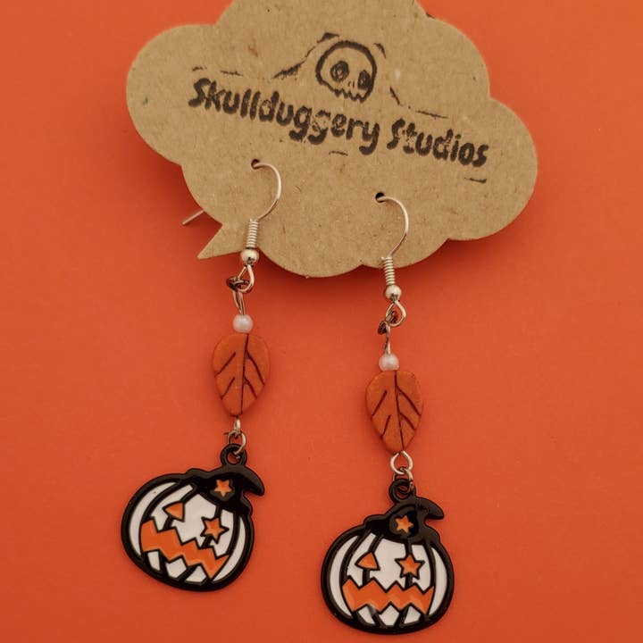 Skullduggery Studios - Wholesale Dangle Earrings - Playful Halloween Earrings3