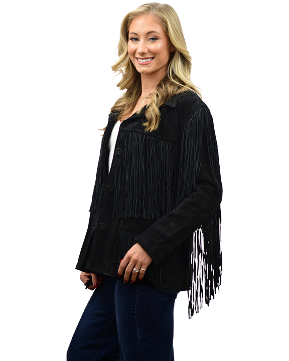 Liberty Wear Apparel - Wholesale Jacket - Women's - 9926 Ladies’ Suede Fringe Jacket0