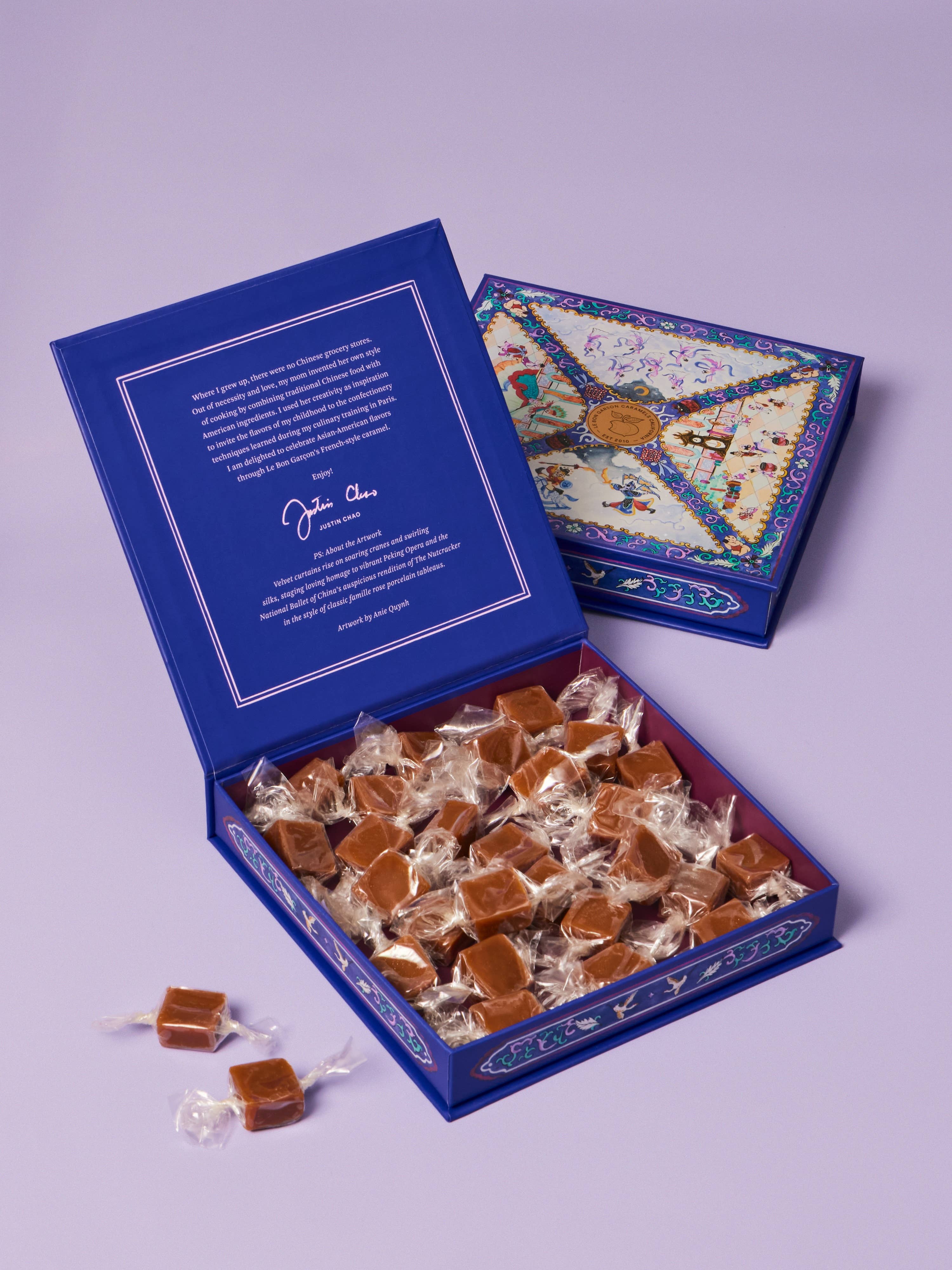 Le Bon Garcon – Engroshandel Karamel – Earl Grey Caramels 6 oz gaveæske1