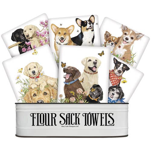 Mary Lake-Thompson Ltd. - Wholesale Tea Towel - Rescue Pets Towel Unit -12- Oval