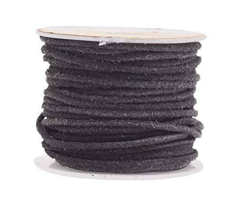 Mandala Crafts – wholesale Craft supplies – Mandala Crafts Round Suede Cord for Jewelry Making, Genuine Cowhide Leather Rope for Beading, Braiding, DIY Crafting0