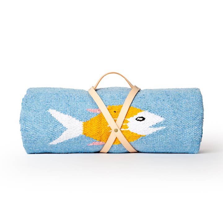 Caminito - Wholesale Picnic Blanket - Pez Azul - Blanket Roll0