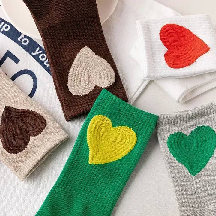 Y. - Wholesale Socks - Women's - Women's Socks with Hearts