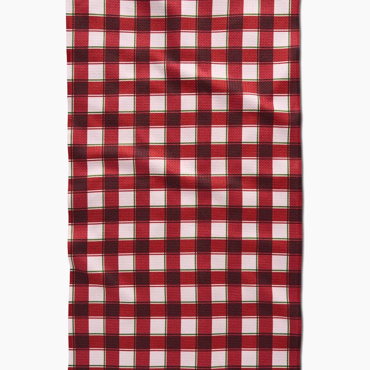 Geometry - Wholesale Tea Towel - Jingle Plaid