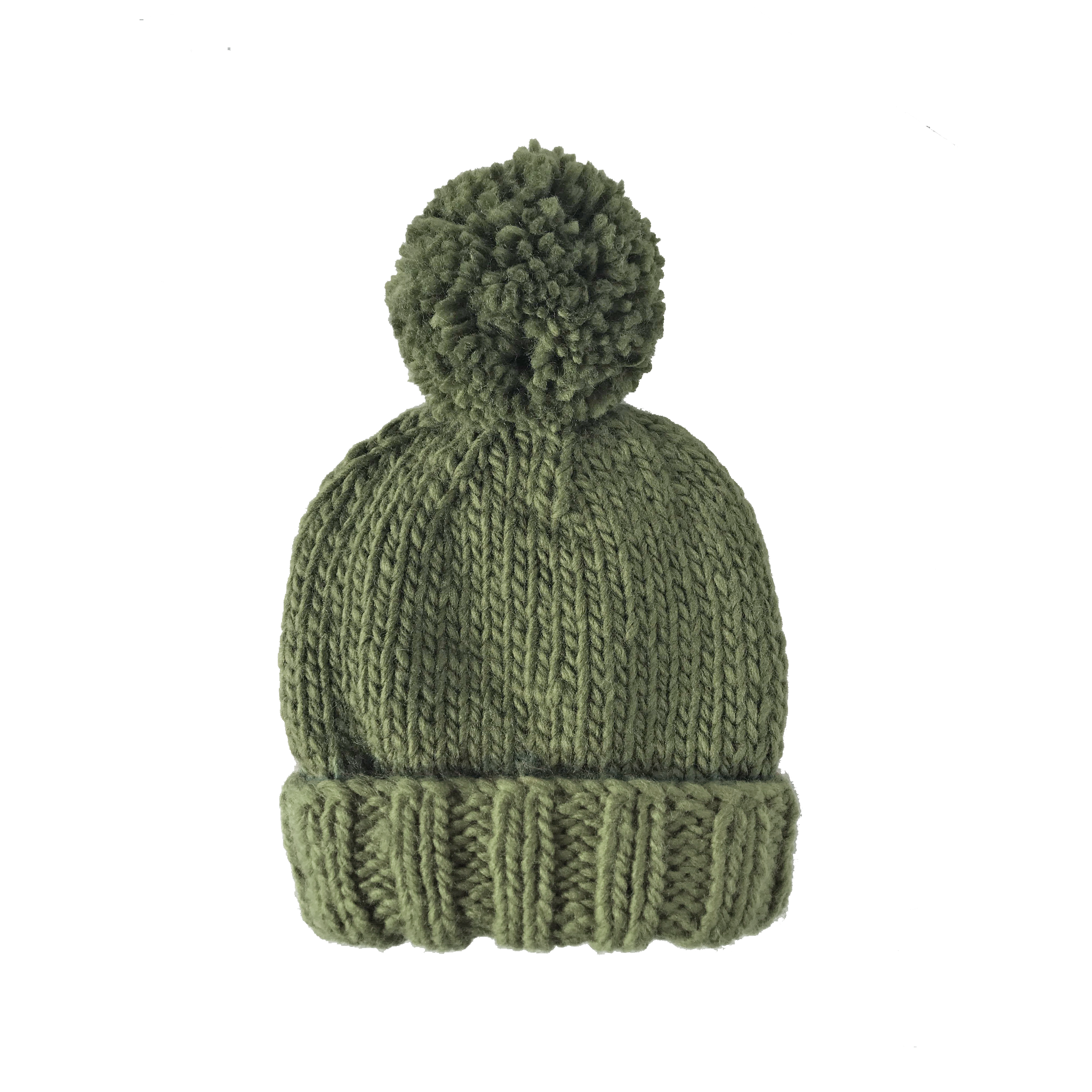 The Blueberry Hill - Wholesale Beanie - Kids - Classic Pom Hat, Moss Kids Baby Fall Christmas Holiday Wood0