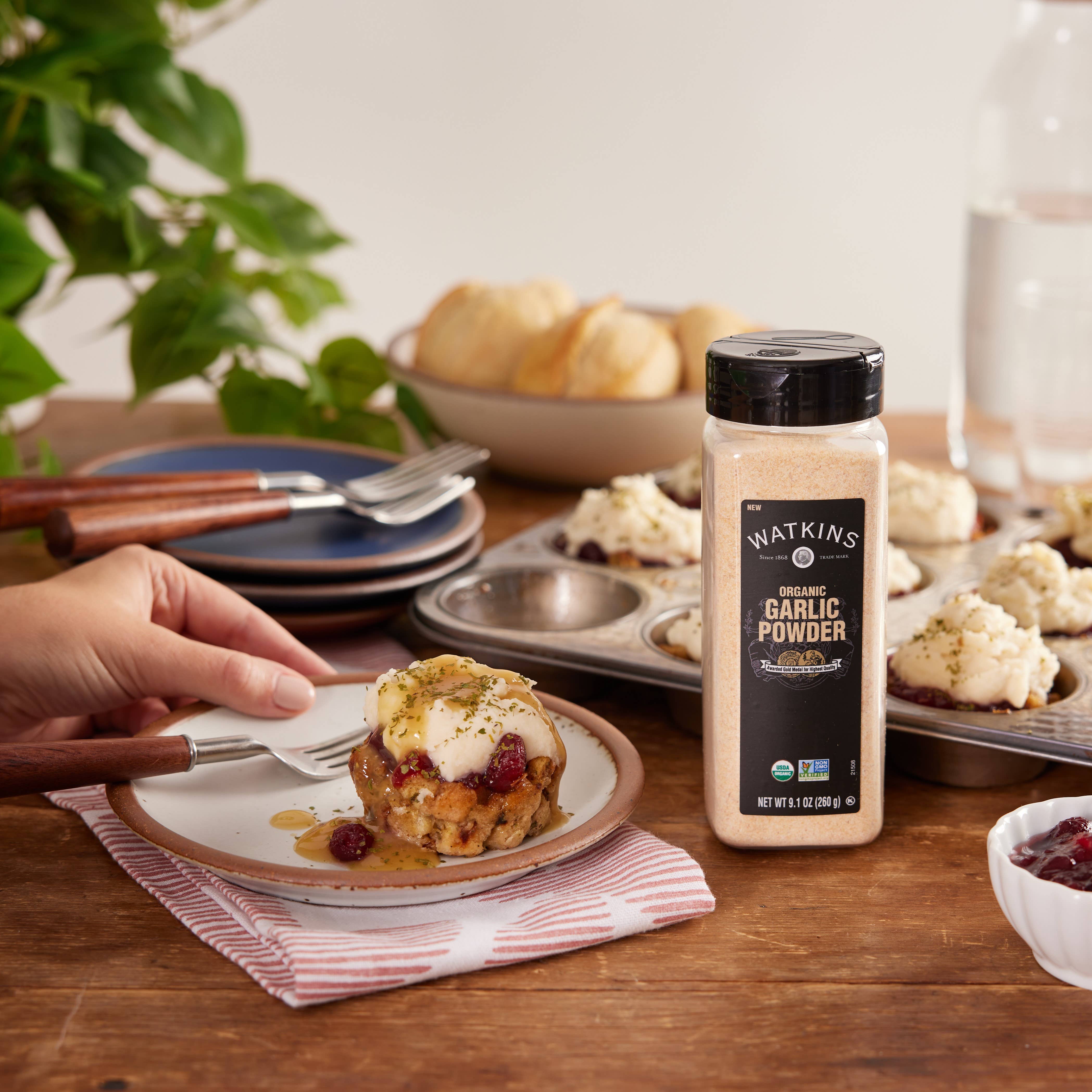 The Watkins Co. - Vente Épices séchées - Poudre d'ail biologique, 9,1 oz2