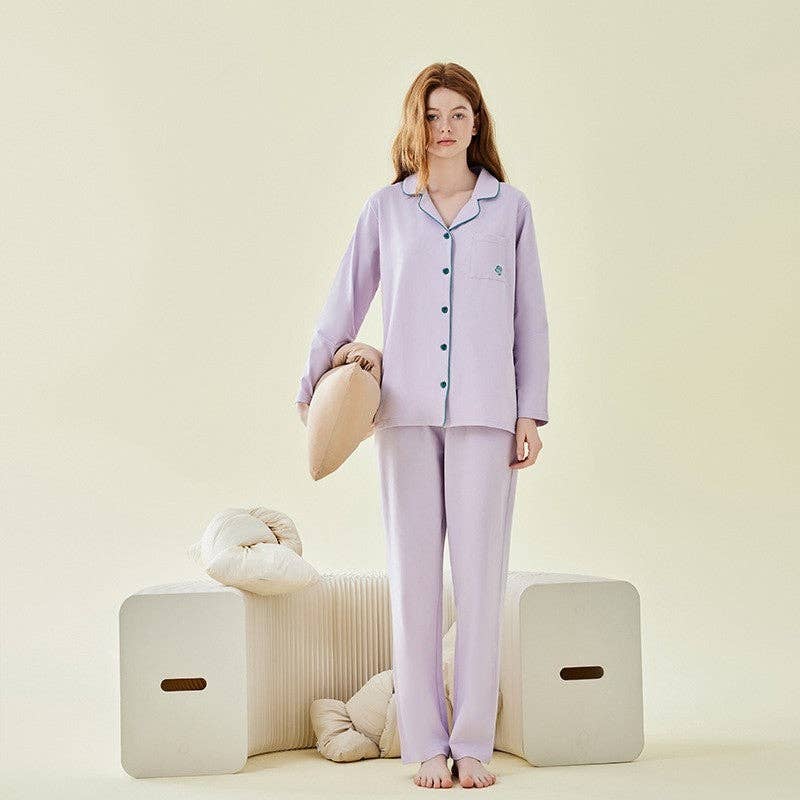 FurDecoration – wholesale Sleepwear set – Women's – Thickened Cotton Flannel Pajama Set1