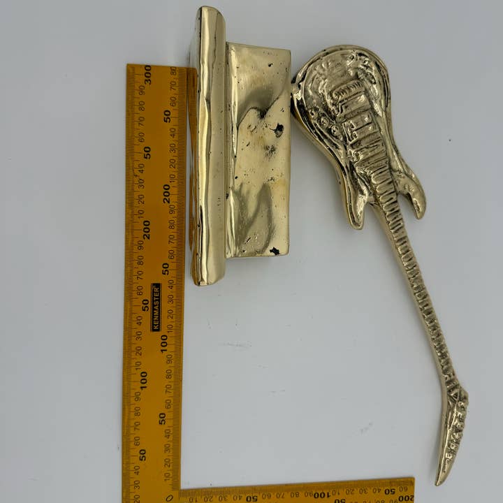 Bronze Betty - Wholesale Decorative tabletop object - Electric Guitar, Bronze Handmade5