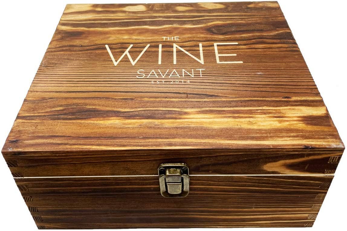 The Wine Savant /  Khen Glassware - Vendita all'ingrosso Decanter - Set Regalo Whiskey con Decanter, 2 Bicchieri e 2 Sottobicchieri7