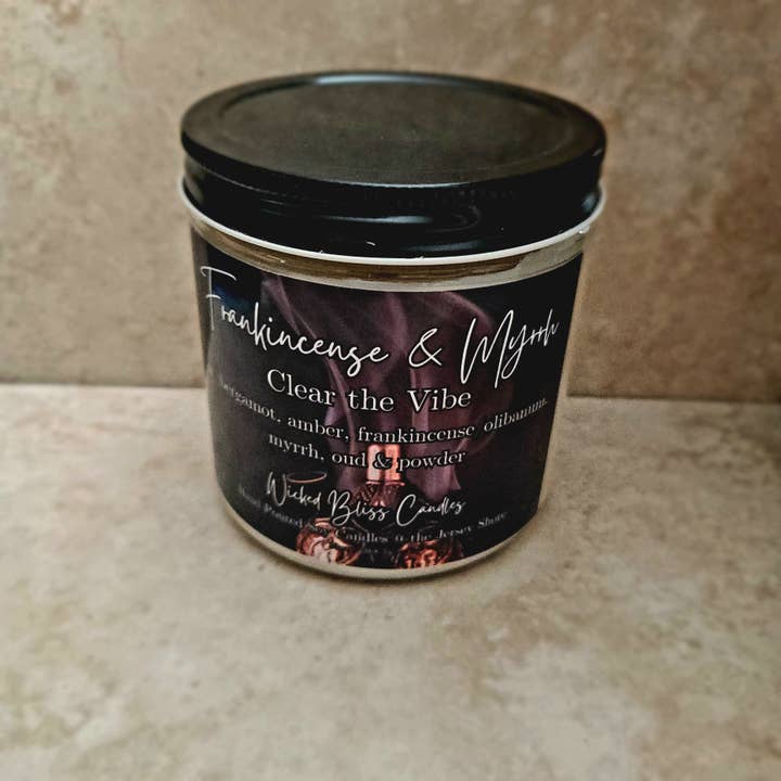 WBC Shops - Wholesale Jar/Filled Candle - Frankincense & Myrrh Soy Candle 5