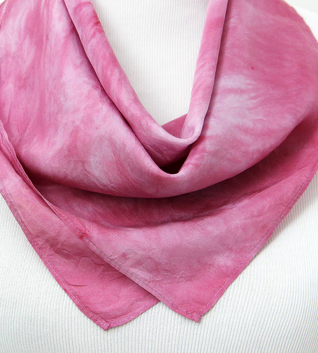 Ten Thousand Dandelions - Wholesale Bandana - Women's - 21" x 21" Silk Square Bandana - Aster1