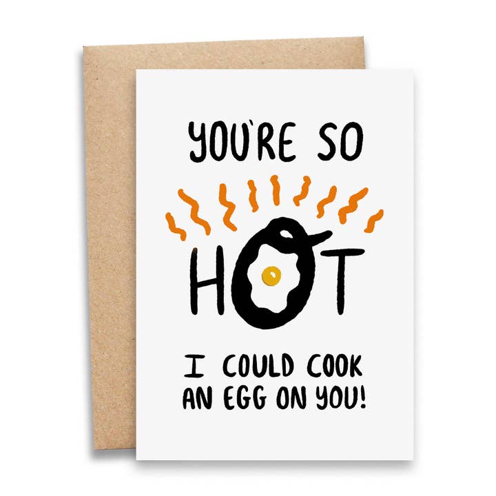 You're So HOT! | Valentine's Card | Anniversary Card for wholesale by Debmon Design