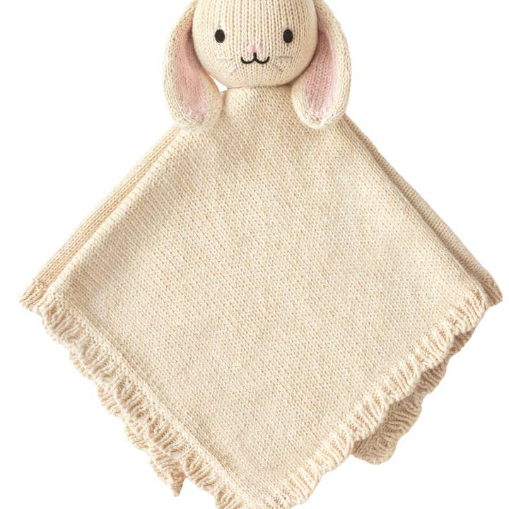 Baby bunny lovey (oatmeal) for wholesale by cuddle+kind