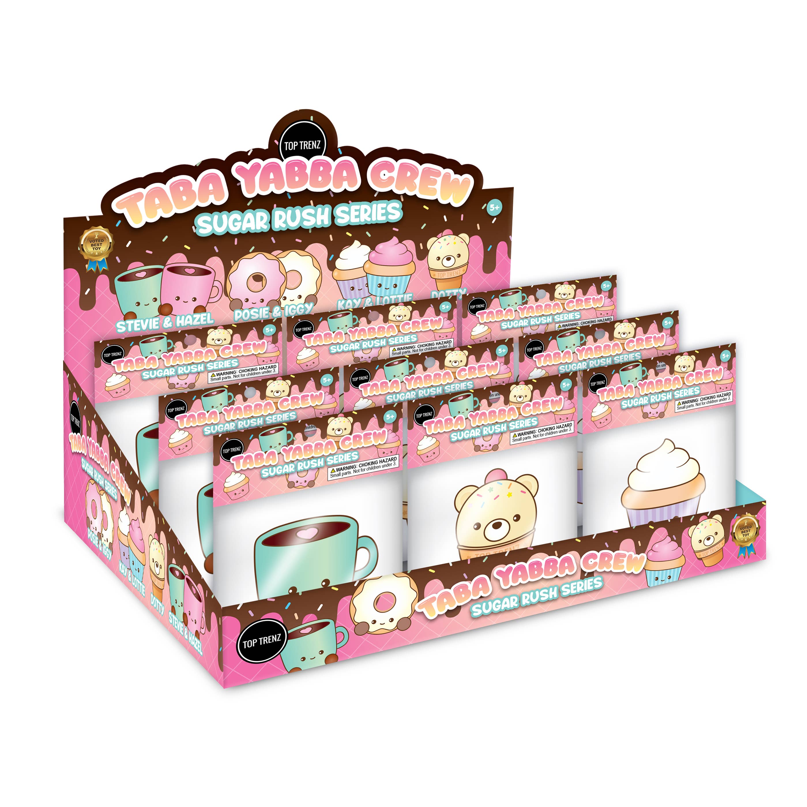 Top Trenz Inc - Wholesale Fidget Toy - Kids - Taba Yabba Crew - Sugar Rush Series2