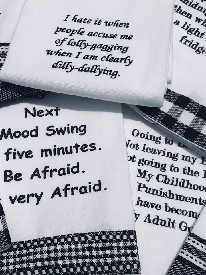 Finurligt være dekoreret viskestykker for engroshandel hos Whimsically Be