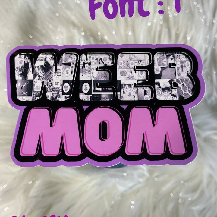 Pegatinas Weeb Mom & Dad para venta al por mayor de Zoe & Finn’s Creations